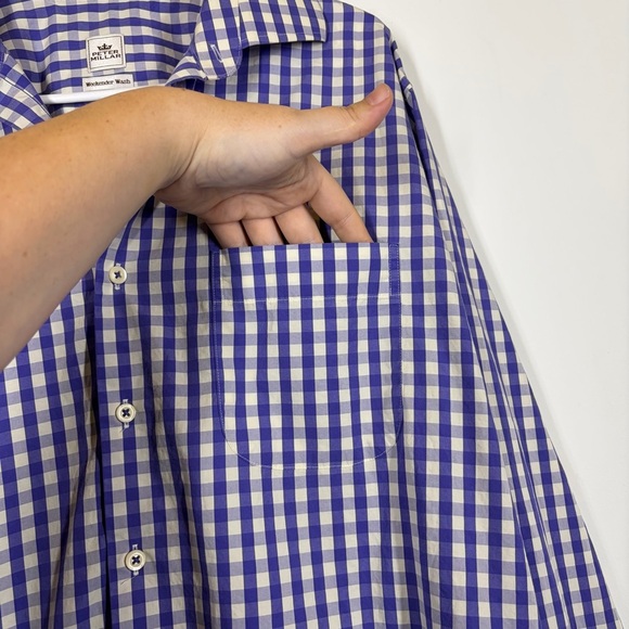 Peter Millar Weekender Wash Button Up Shirt Size Large - Picture 4 of 8